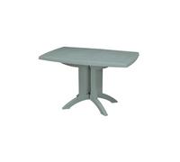 Salon de jardin: Table résine 118 cm VEGA + 4 chaises MIAMI