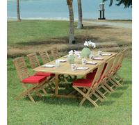 Salon de jardin teck antalya 8 places