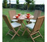 Salon de jardin teck massif tahaa