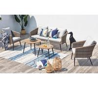 Concept Usine – Salon de balcon Tibouta 5 places en résine tressée