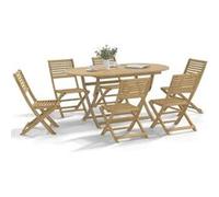 vidaXL - Chaises pliables de jardin en bois massif d'acacia - Lot de 6 - 3214228