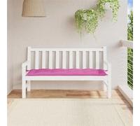 vidaXL Coussin de banc de jardin Tissu Oxford Rose 150x50x7 cm