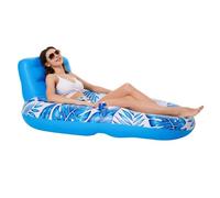 Salon de Natation Flottant pour Chaise de Gonflable, Flotteur Gonflable pour Quai de Piscine | Chaise de Natation Lounge Bar inclinable, Multifonctionnel pour Les fêtes de Jardin, Les fêtes sur