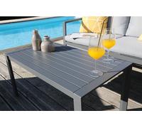 Salon Détente Jardin En Aluminium Marlo Noir