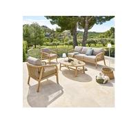 Hespéride - Salon de jardin Papouasie - 5 places - Bois d'acacia