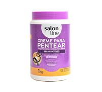 Salon Line - Crème Coiffante SOS Boucles Brillance Intense - 1kg - Définition et Éclat Sublime