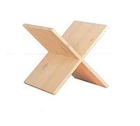 Salon Magasin en Ligne Kit de Croix Porte-Bouteilles 32,5 x 33 x 32,5h pour Meuble Cube