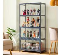 Salon Meuble Vitrine,Vitrine en Acrylique Debout,Armoire de Collection,Peut être Utilisé pour le Rangement des Ustensiles de Cuisine et des Livres,Ainsi Que pour l'exposition de Poupées 70×32×172cm