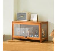 Salon Meuble Vitrine,Vitrine en Acrylique Debout,Armoire de Collection,Peut être Utilisé pour le Rangement des Ustensiles de Cuisine et des Livres,Ainsi Que pour l'exposition de Poupées 70×32×40cm
