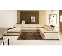 Salon moderne Canapé d'angle Canapé rembourré Ensemble d'angle 2pcs