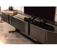 Salon moderne complet Canapé en tissu design Support TV 6pcs