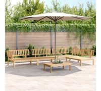 Vidaxl Salon Palette De Jardin 5 Pcs Bois D'acacia Massif