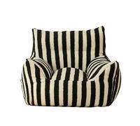 Salon Pouf de Coin Lecture for Chambre d'enfants, canapé Paresseux Simple, Balcon et à Coucher, Fauteuil inclinable Loisirs Canapé(Noir)