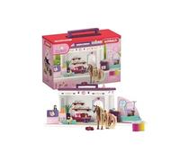 Salon Pour Animaux De Compagnie 66 Pieces - Coffret De Jouets Avec Figurine Cheval, Soigneur, Chiots Et Accessoires Pour Enfants