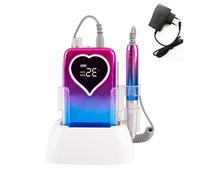 Salon Rechargeable Manucure Tool Speed Adjudable Speed 35000 RPM Inverse Fonction Portable Sans Cordon Perceau De Pédicure Fil Perceuse