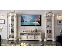 Salon RTV Vitrine Buffet Commode Armoire Groupe XXL Set 3pcs.