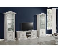 Salon RTV Vitrine groupe Garniture bois TV Sideboard Lowboard Set 3pcs. Nouveau