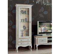 Salon rtv Vitrine tv Sideboard Armoire Table Vitrines Meubles en bois Set 3pcs