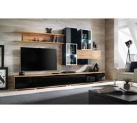 Salon Set Meuble-paroi moderne 2x support TV+étagère+3x armoire murale JVmoebel