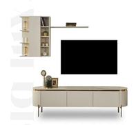 Salon Set TV Lowboard+armoire murale avec étagère nouveau JVmoebel