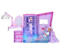 Salon & Spa à changement de couleur Mermaze Mermaidz - 2 stations de coloration, lumières multicolores, mur à bulles, douche, baignoire, station de beauté + 19 accessoires - Pour enfants de 4 ans et +