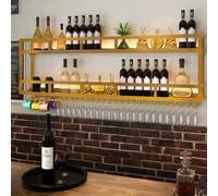 Salon Suspendu à vin Suspendu, Porte-vin à vin Commercial, Porte-vin, casier à vin Industriel pour Les Bouteilles de vin, Porte-vin Moderne, Grand Rangement, adapté à diverses scènes.