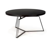 SALON Table basse Table Basse Zaira Noir Plateau Verre