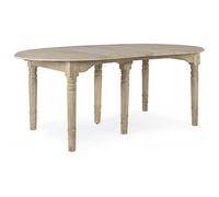 SALON Table de salle à manger Bedford table extensible chêne 110/272 x 110 cm