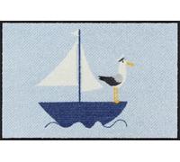 Salonloewe Captain Jonas Paillasson lavable et antidérapant, 50 x 75 cm, 100 % PVC, pour l'intérieur et l'extérieur