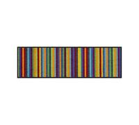 Salonloewe Lund Paillasson coloré, lavable, motif de parking à rayures, étroit, anti-salissures, 030 x 100 cm