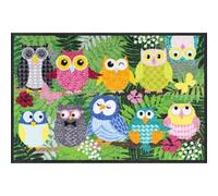 Salonloewe Paillasson d'extérieur Inscription en Allemand Dschungeleulen 050x075