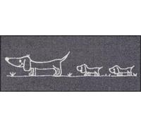 Salonloewe Paillasson pour l'extérieur - Motif teckel - 030 x 075 cm