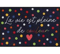 Salonloewe Paillasson Vie Colorée, lavable, 50 x 75 cm