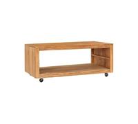 vidaXL Salontafel 110x60x40 cm massief teakhout288895 Brun G