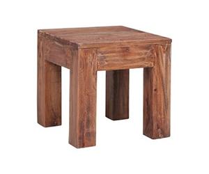 Salontafel 30x30x30 cm massief mahoniehout283919
