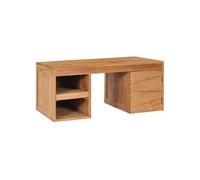 Table Basse 90x50x40 Cm Bois De Teck Massif - Vidaxl