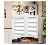 Saloon Porte Battante, Bois Massif Persiennes Portes de Café Porte de Séparation avec Charnières En Métal, Préfabriqué Porte Western Saloon pour Barre Bibliothèque, Personnalisable Personnalisable ( S