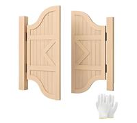 Saloon Porte Battante en Bois, Portes de café, Portes de café Double Porte intérieure, Style Western Porte Cowboy Porte Séparation pour Escalier Salle de Bain Cuisine Chambre Balcon(W80 x H90cm)