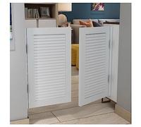 Saloon Porte Battante,porte western bois, Saloon Persiennes, Porte Battantes avec Acier Inoxydable Charnières, Portes de Café ,Porte de Séparation , Personnalisable ( Size : W70xH70cm(27.55X27.55in) )