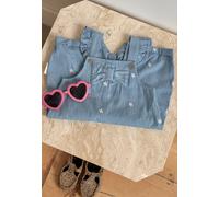 Salopette bébé en chambray ciao milano bleu 24M(86CM)