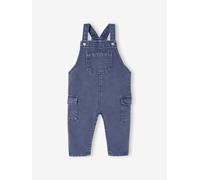 Salopette bébé en toile indigo 3M(60CM)