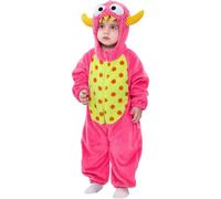 Salopette Bébé Romper Flanelle Playsuit Une pièce à Manches Longues Ours Oreille Pyjama Rompers Salopette One-Piece volantées Onesies Floral Bowknot Grenouillère Pyjama bébé Fille