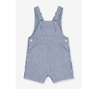 Salopette courte bébé en serge marine 3M(60CM)