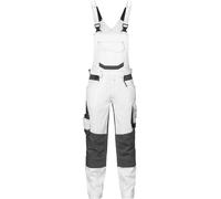 Salopette de peintre DASSY® Tronix Painters avec stretch et poches genouillères BLANC/GRIS ANTHRACITE Gr.54 Longueur : PLUS