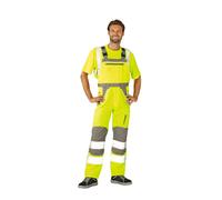 Salopette de sécurité Plaline jaune/zinc taille 44