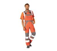 Salopette de sécurité Plaline orange/zinc taille 64