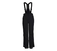 killtec Fille Pantalon de Ski/Pantalon Fonctionnel avec bavette, Protection des Bords et Pare-Neige KSW 152 GRLS Ski PNTS, Black, 152, 41188-000