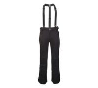 KILLTEC Men's Pantalon de Ski/Pantalon Softshell avec Protection des Bords, Pare-Neige et Bretelles Amovibles Thônes MN Ski Sftshll PNTS A, Le Noir, 4XL, 36415-000