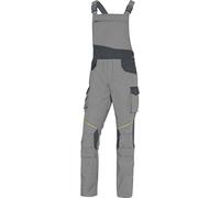 SALOPETTE DE TRAVAIL DELTA PLUS MACH2 CORPORATE EN POLYESTER / COTON RIPSTOP GRISE - D020MCSA2GR 42/44 (L)