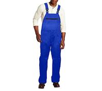 Salopette de travail extensible pour homme - Grandes tailles - Bretelles pour homme - Salopette de travail avec boutons - Salopette de travail - Salopette de travail - Pantalon cargo - Salopette de